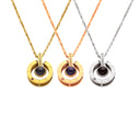 INS-Style Versatile Sweater Chain - 18K Gold-Plated "I Love You" 100 Languages Projection Pendant Collarbone Chain