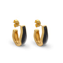 Irregular Stainless Steel Stud Earrings, Retro Niche Design Minimalist & Versatile Elegant Earrings for Women