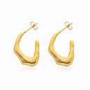 New Style Anti-Tarnish Earrings, Stainless Steel & Titanium Steel Minimalist Versatile Niche Elegant Ear Clips for Women