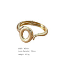 Niche Design Irregular Round Hollow Bracelet - Fashion New Shiny Open Bangle, Versatile Metal Wristband for Women