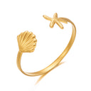 Retro-Chic High Color-Retention Open Ring - Stainless Steel Premium Fashion