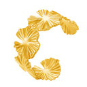 EU & US Cross-Border Stylish Women's Bracelets | Wide Versatile Stainless Steel Open Leaf Jewelry