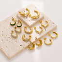 INS High-End Titanium Steel Earrings, New French Vintage Hoops, Versatile Fashion Jewelry for Wholesale