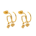 Wholesale New Stainless Steel Earrings, Luxury Fashion Versatile Studs, High-End Elegant Jewelry for Factory Direct Supply