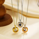 INS-Style Versatile Sweater Chain - 18K Gold-Plated "I Love You" 100 Languages Projection Pendant Collarbone Chain