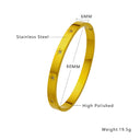 Fashion 18K Gold-Plated Diamond-Embedded Bracelet for Women - Fade-Resistant, Light Luxury, Niche & Minimalist Versatile Design