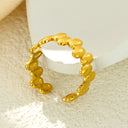 Retro-Chic High Color-Retention Open Ring - Stainless Steel Premium Fashion