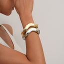 New Fashion Metal-Sense Knotting Versatile Bracelet - Niche Design, High-End Texture, Light Luxury Wristband for Women