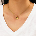INS-Style Versatile Sweater Chain - 18K Gold-Plated "I Love You" 100 Languages Projection Pendant Collarbone Chain