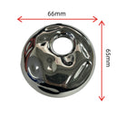 Hot-Selling Korean New Style Round Large Disc Pin - Gold & Silver Irregular Water Wave Brooch Series, Versatile Wholesale