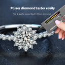 925 Sterling Silver Couple Rings for Women, Niche, Premium and Light Luxury Moissanite His and Hers Rings, Valentine's Day Gift with Creativity