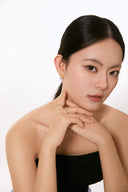 Niche Star Moon Sterling Silver Ring - Beaded Two-Tone Celestial Design, Dainty Statement Jewelry for Women