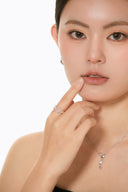 Niche Openwork Sterling Silver Ring - Charm-Detailed Boho-Chic Design, Dainty Statement Jewelry for Women