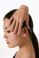 Niche Filigree Deer Sterling Silver Ring - Nature-Inspired Minimalist Design, Statement Jewelry for Women