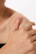 Niche Filigree Deer Sterling Silver Ring - Nature-Inspired Minimalist Design, Statement Jewelry for Women