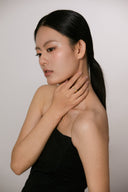 Niche Pavé Diamond Sterling Silver Ring - Link Gold-Tone Luxe Design, Statement Jewelry for Women