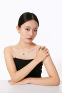 Niche Jade Sterling Silver Ring - Minimalist Chinese Design, Lucky Statement Jewelry for Women