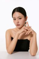 Niche Jade Sterling Silver Ring - Minimalist Chinese Design, Lucky Statement Jewelry for Women