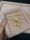 Niche Two-Tone Filigree Sterling Silver Ring - Flower Diamond-Accented Vintage Design, Statement Jewelry for Women