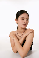 Niche Lapis Lazuli Tourmaline Sterling Silver Necklace - Gold-Tone Elegant Design, Statement Jewelry for Women