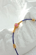 Niche Lapis Lazuli Tourmaline Sterling Silver Necklace - Gold-Tone Elegant Design, Statement Jewelry for Women