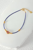Niche Lapis Lazuli Tourmaline Sterling Silver Necklace - Gold-Tone Elegant Design, Statement Jewelry for Women